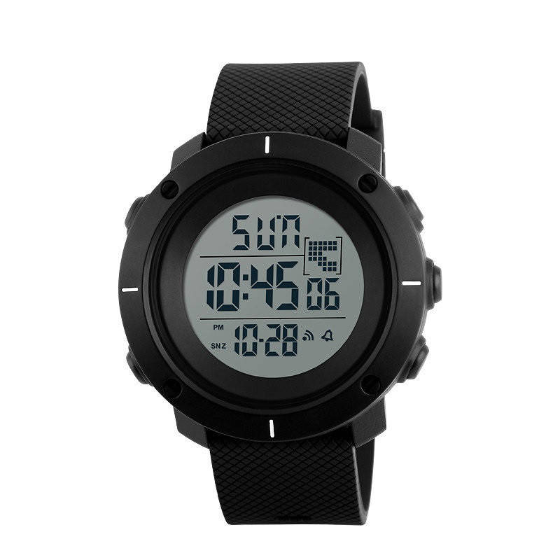 

Skmei 1213 dekker черные мужские спортивные часы