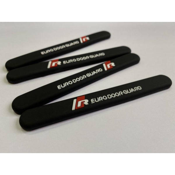 

Защитные накладки молдинги (отбойники) на двери авто автомобиля Euro Door Guard Черные (4 шт.)