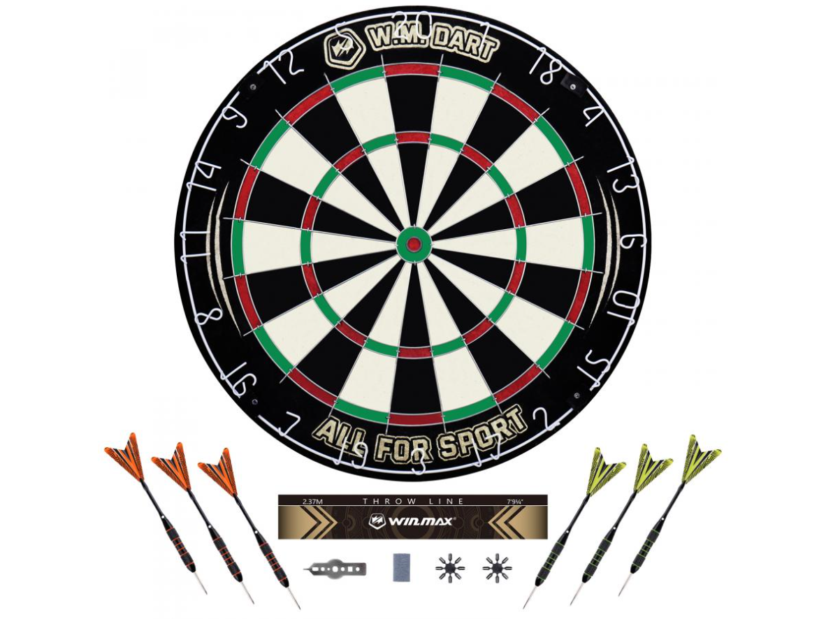 

Дартс профессиональный из сизаля WinMax Match Play G491