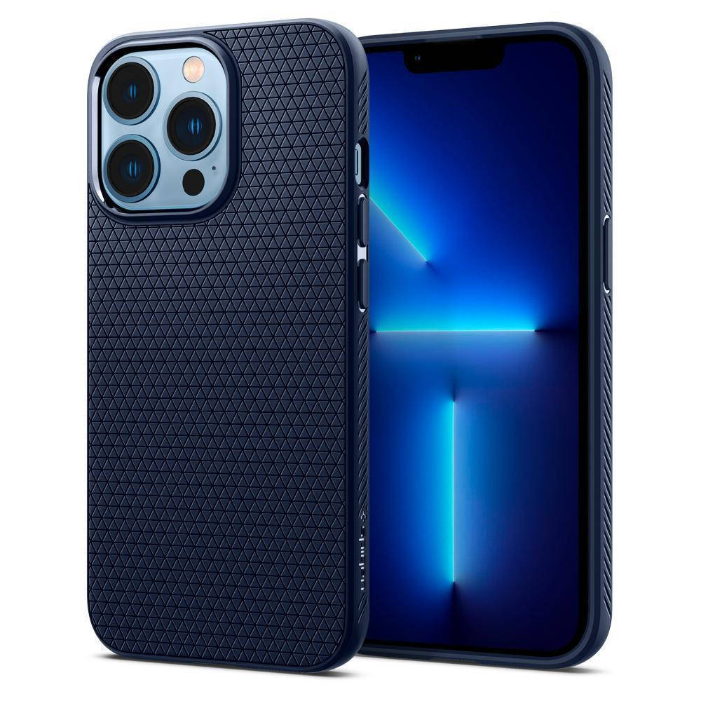 

Чехол Spigen Liquid Air для iPhone 13 Pro Navy Blue (ACS03259), Синий