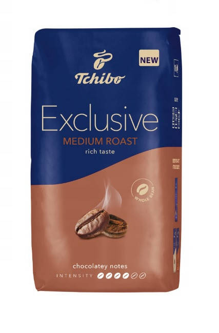 

Кофе Tchibo exclusive в зернах 1 кг средняя прожарка вкус шоколада