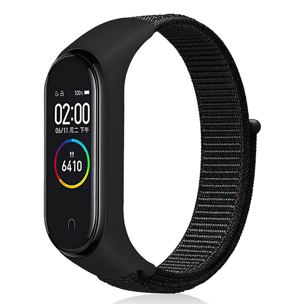 

Ремешок Epik Nylon для браслета Xiaomi Mi Band 3 / Mi Band 4 черный