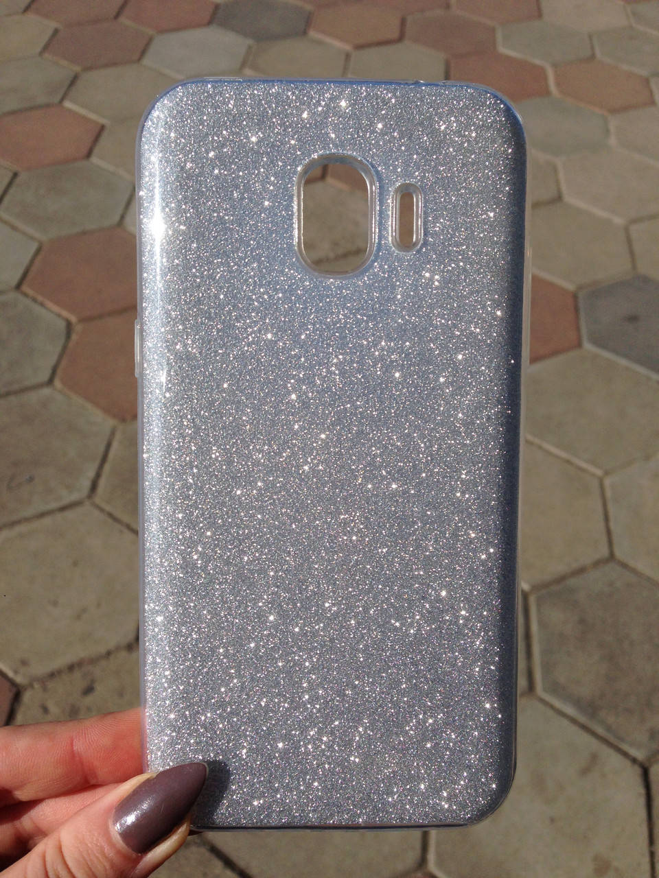 

Чехол Samsung J2 J250 2018 Silver Dust Dream, Серебристый