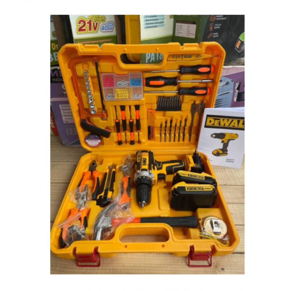

Аккумуляторный ударный шуруповерт DeWALT DCD791 24V с инструментами