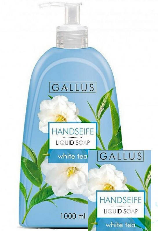 

Жидкое мыло Gallus с дозатором White tea (белый чай) 1л