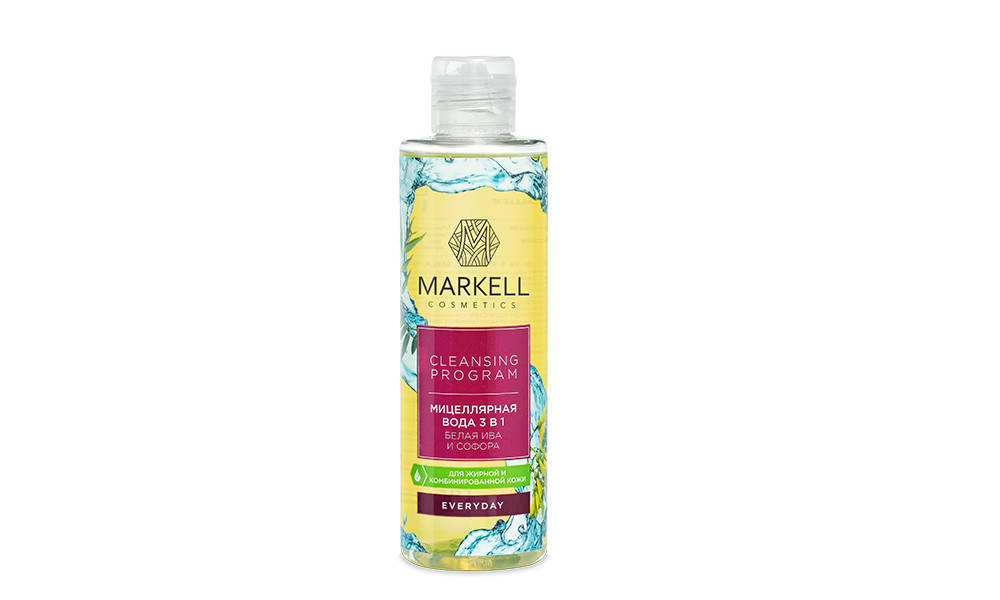 

Мицеллярная вода 3в1 Markell Cleansing Program Белая ива и софора, 200 мл арт. 16166