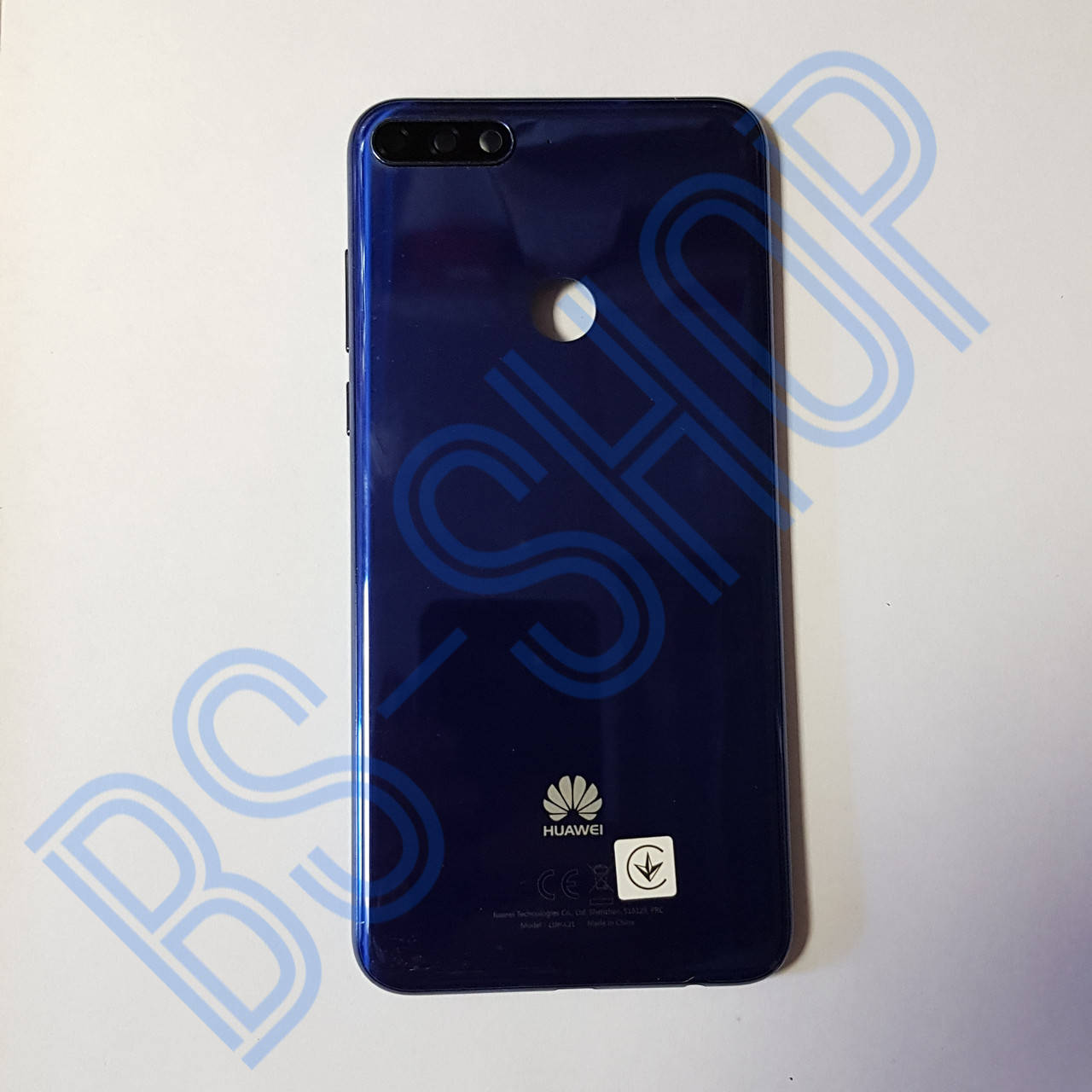 

Задняя крышка (back cover) Huawei Y7 Prime (LDN-L21) 2018 blue original Б/У, Синий