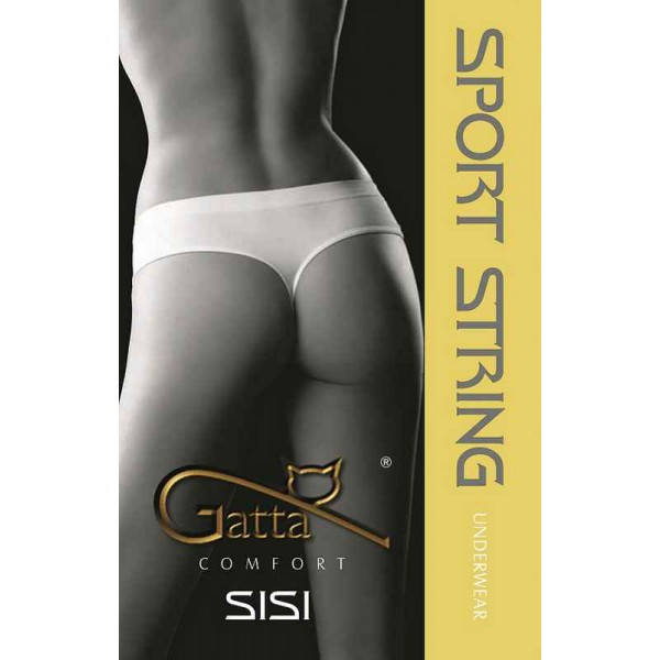 

Трусики стринги женские GATTA SPORT STRING SISI, Польша XL черный
