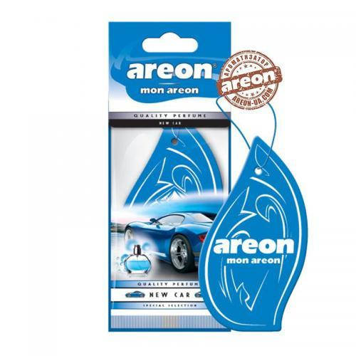 

Освіжувач повітря AREON сухий листок "Mon" New Car/Нова машина