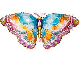 

Фольгированный шар Бабочка гигантская голубая 85х45 см, Голубой
