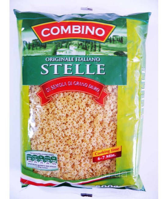 

Макароны COMBINO stelle 500гр