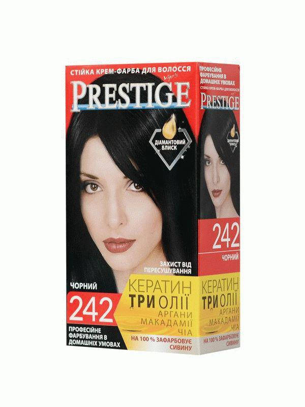 

Стойкая крем краска для волос Prestige 242 Черный, Престиж 115 мл