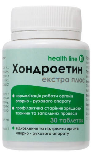 

Диетическая добавка Хондроитин Экстра Плюс для опорно-двигательного аппарата 30 табл.