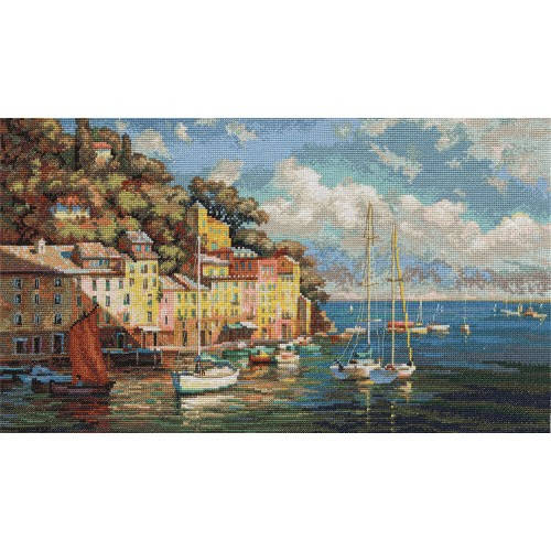 

Набор для вышивки крестом Panna "Итальянская лазурь"