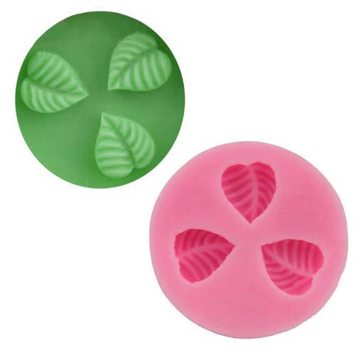 

Молд кондитерский "Три листочка" - диаметр молда 3,5см, силикон