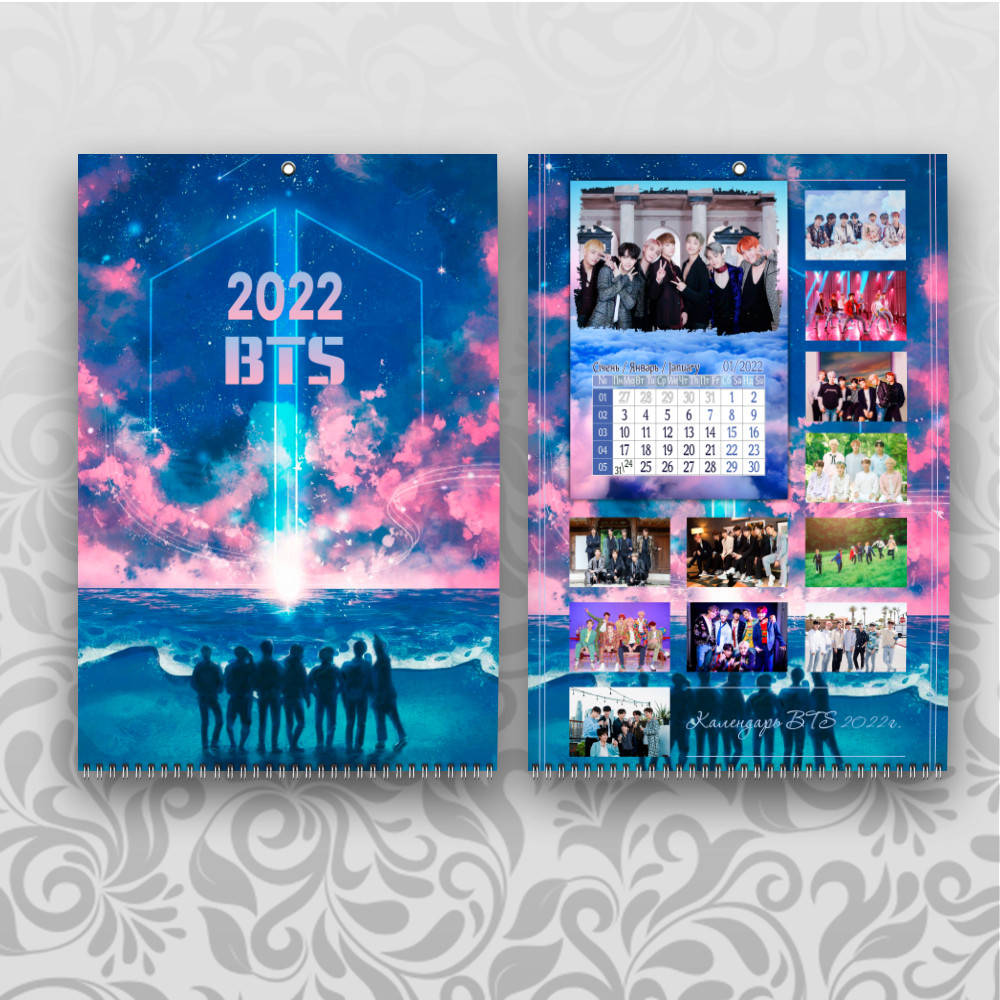 

Календарь BTS 2022 Neon А3