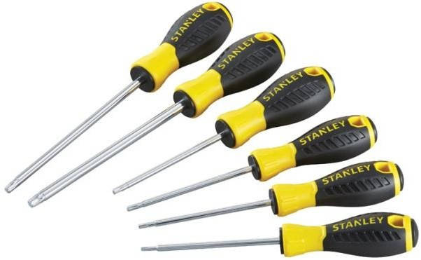 

Набор отверток 6 ед. Essential хромваннадий Т10 - T40 Stanley STHT0-60214