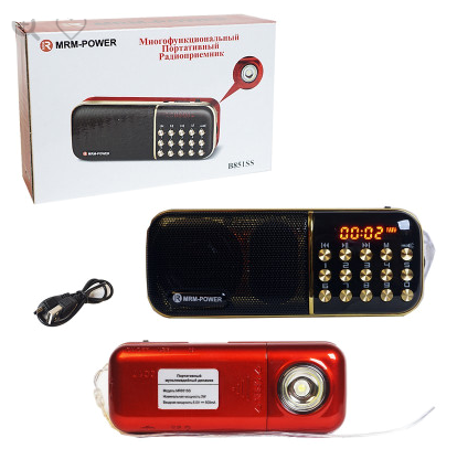 

Радиоприемник USB/MP3 B851SS