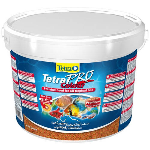 

Корм Tetra Pro Colour Crisps 10 л, 2100 грамм