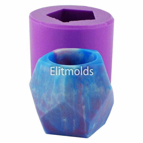 

Силиконовая форма Цветочный горшок 11 3D