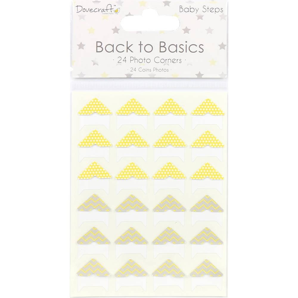 

Уголки для фото Dovecraft Back To Basics Photo Corners - Baby Steps