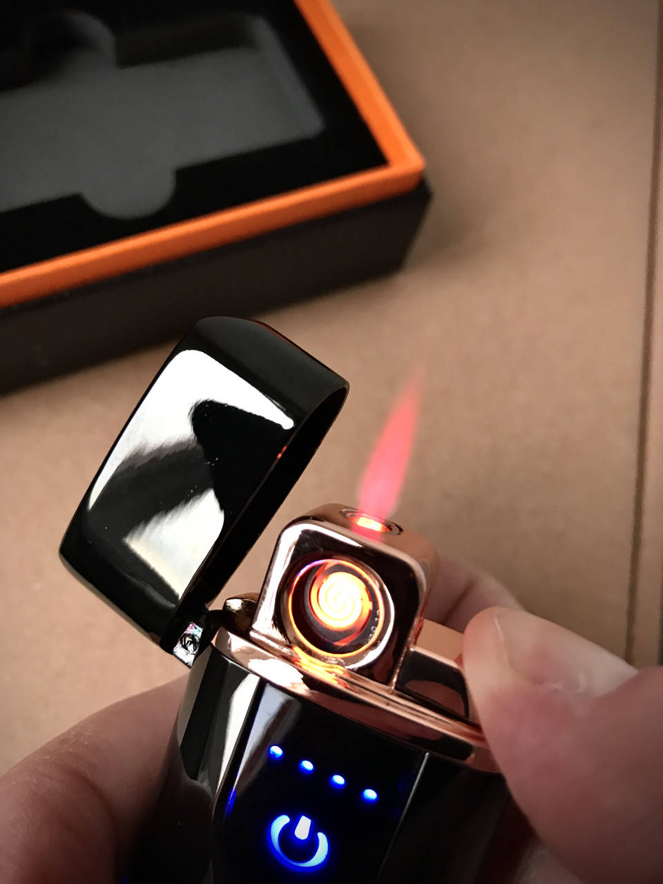 

Запальничка Usb+газ електро запальничка