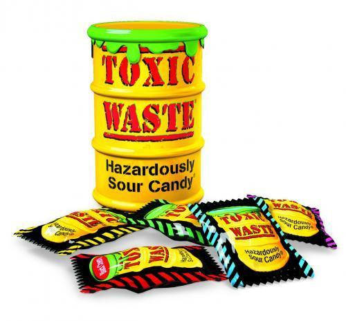 

Драже Toxic Waste Sour Candy Yellow Drum 48 г