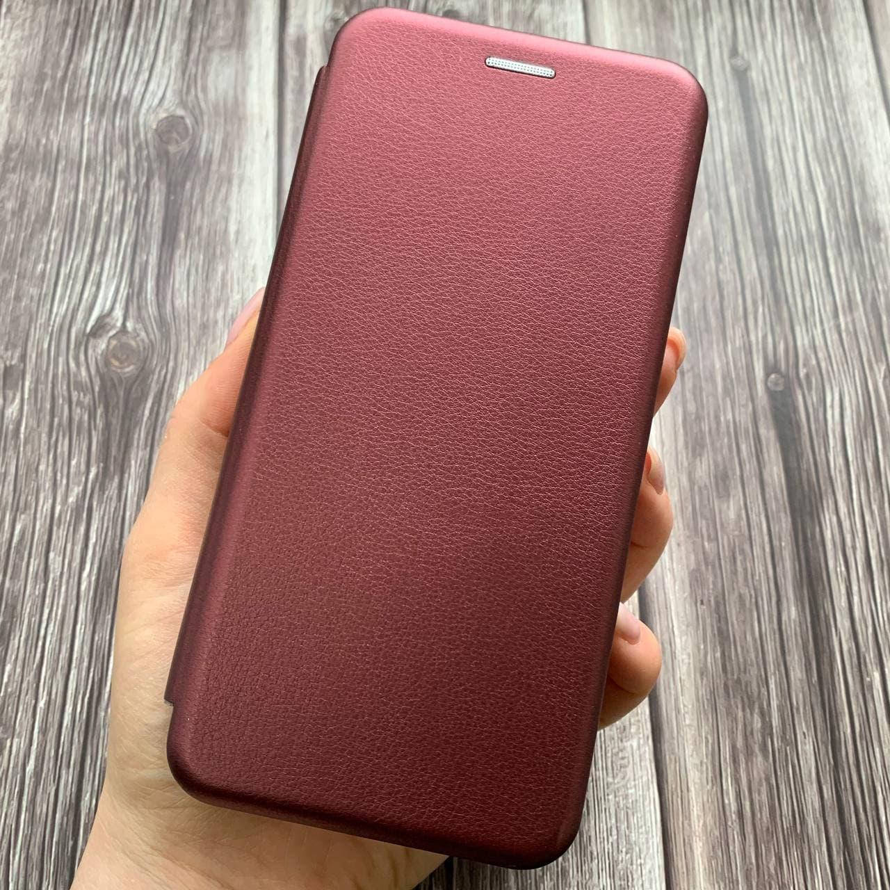 

Чехол книга для Huawei P Smart 2019 с эко кожи с подставкой книжка на телефон хуавей п смарт 2019 бордовая STN, Бордовый