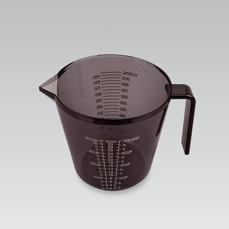 

Мерный стакан 1л черный Maestro MR1740-1000