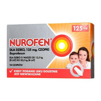 

Nurofen Нурофен для детей суппозитории (свечи) ректальные по 125 мг блистер 10 шт Польша