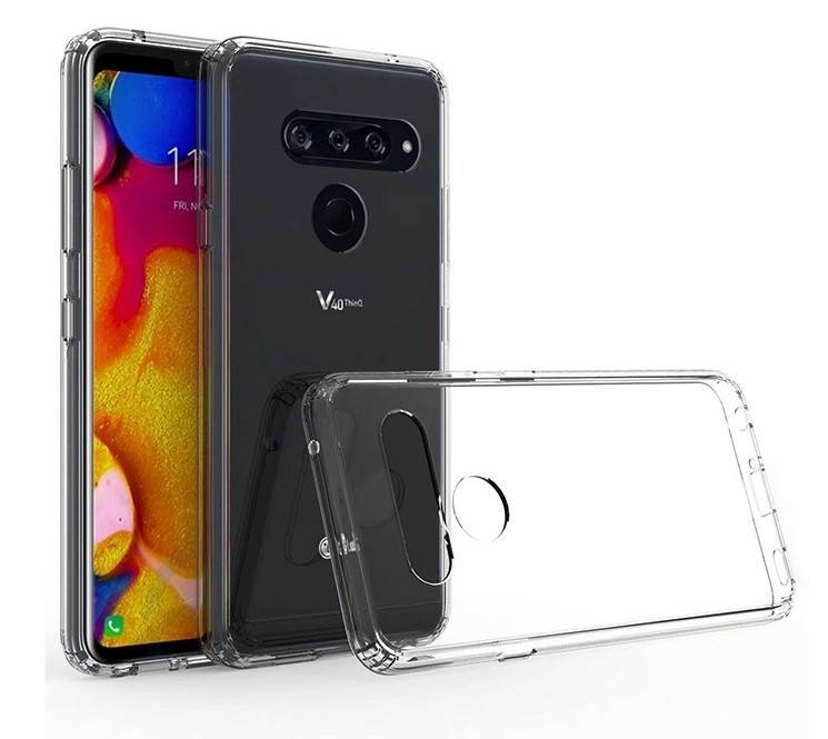 

Силиконовый прозрачный чехол для LG V40, Разные цвета