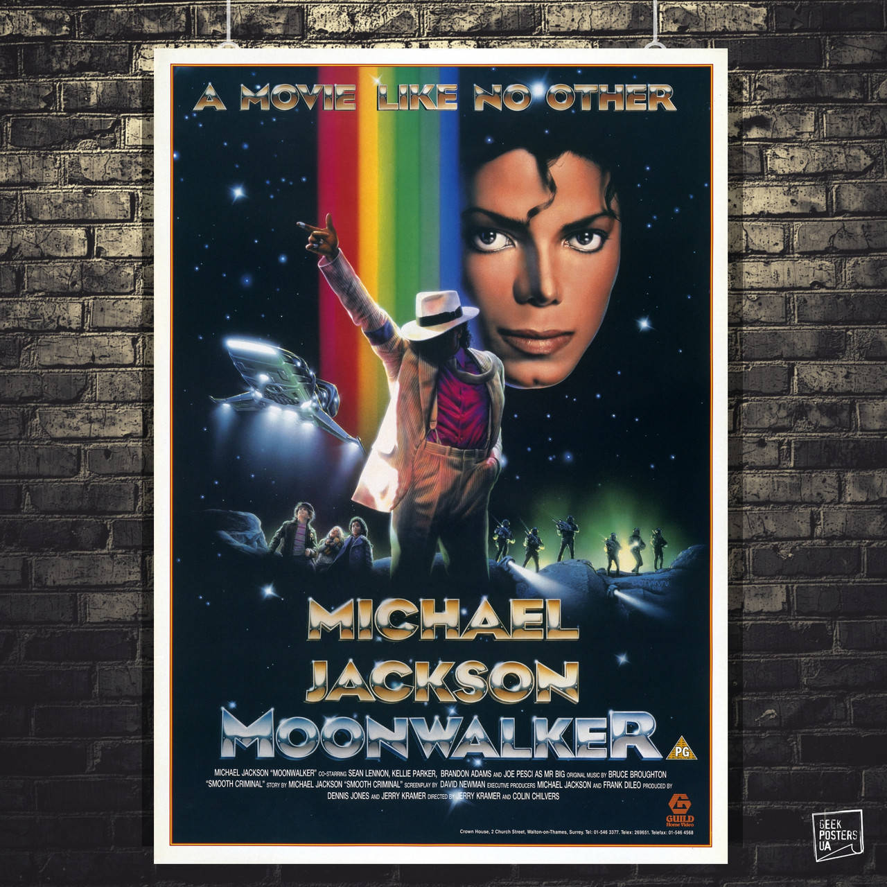 

Плакат "Майкл Джексон, Michael Jackson, Moonwalker, Лунная походка". Размер 60x43см (A2). Глянцевая бумага A3