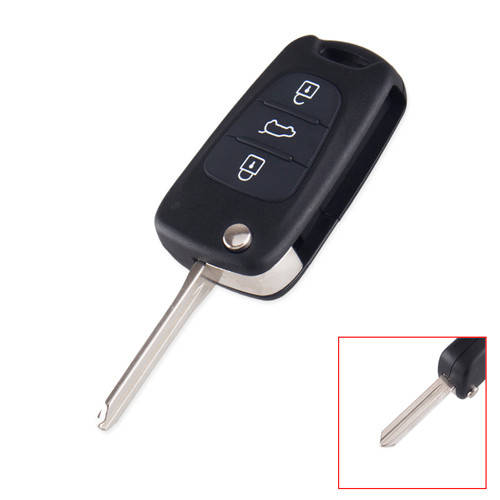 

Выкидной ключ, корпус под чип, 3кн, KIA, HY14
