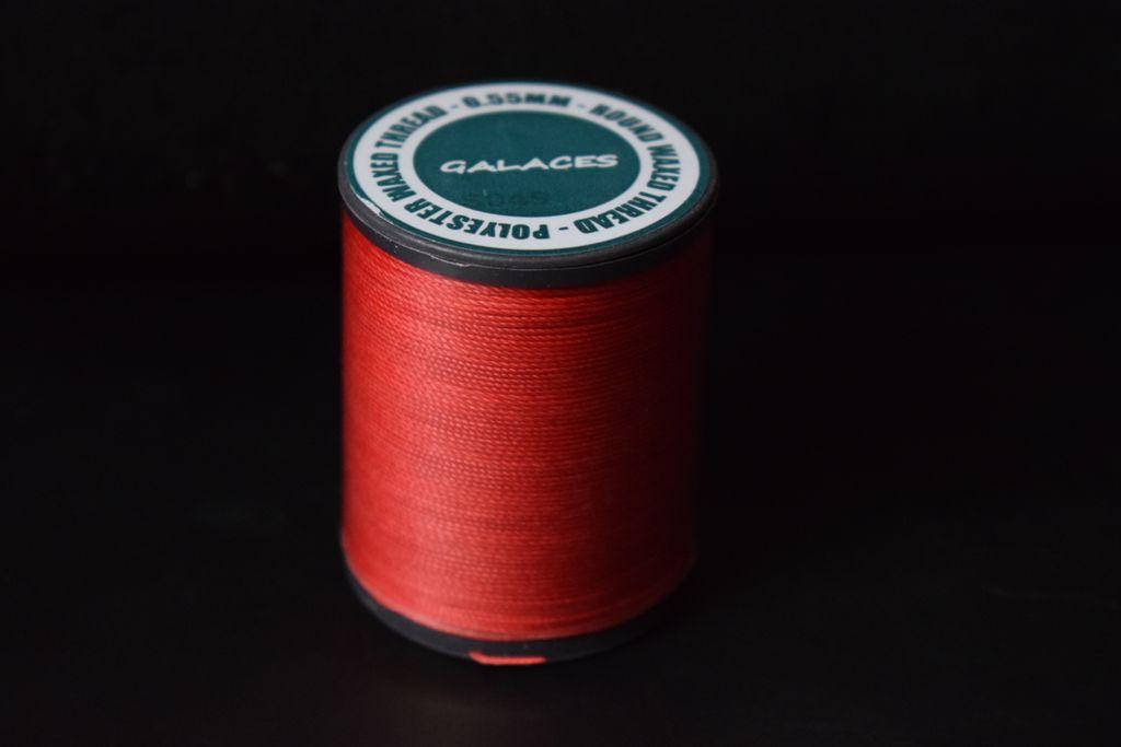 

Нить Galaces круглая вощенная 0.55 мм, красный (s049)