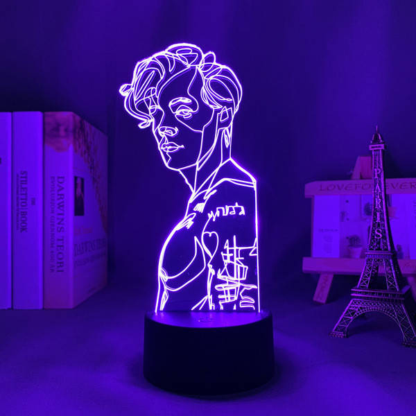 

Светильник с 3D эффектом led лампа ночник Гарри Стайлс One direction HARRY STYLES