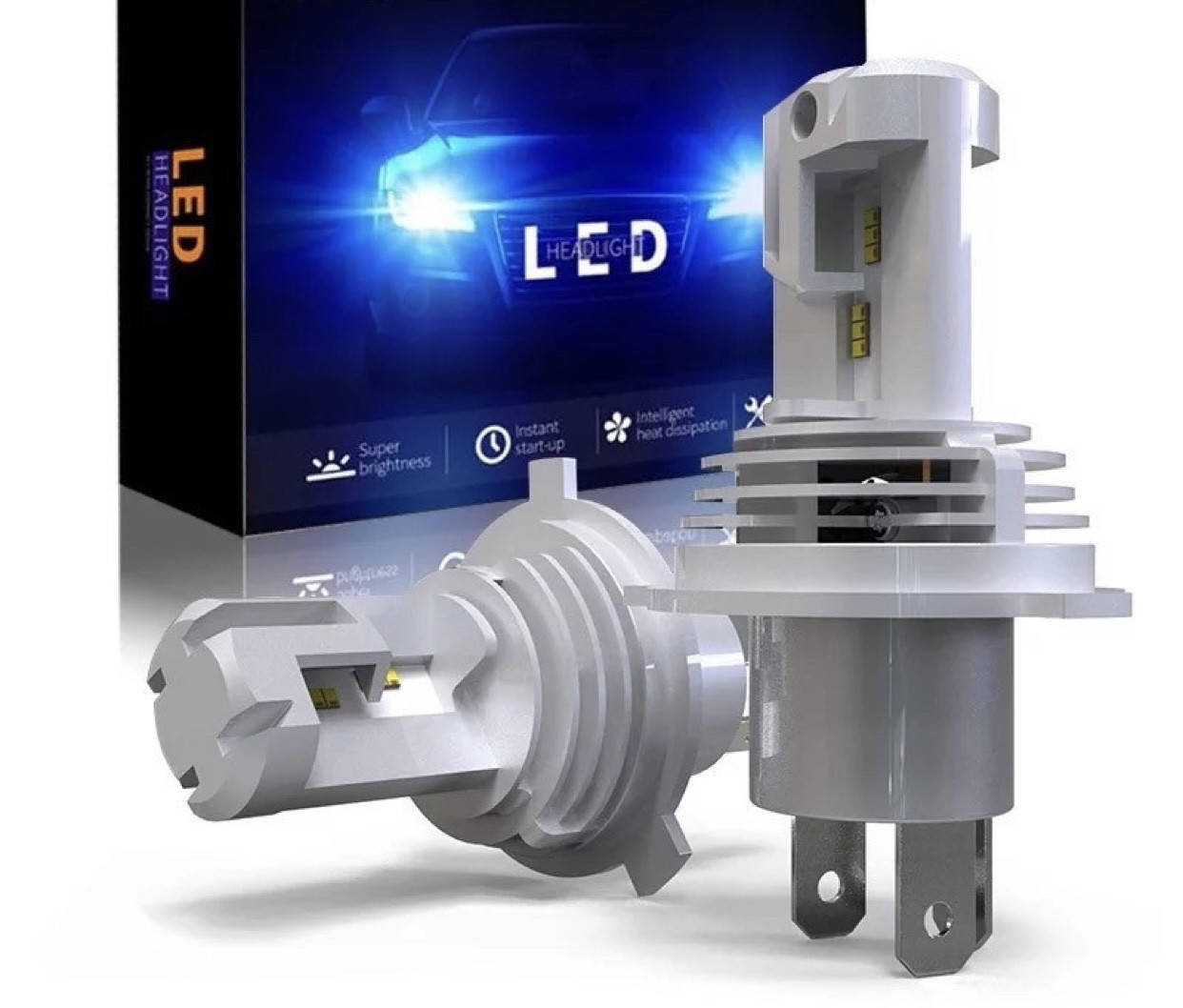

Светодиодные лампы лед Led AILEO H4 12V - 24V