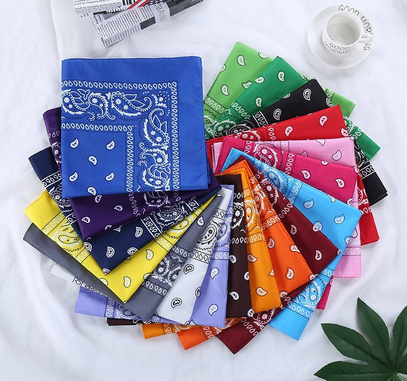 

Бандана 100% cotton "Классика", "Огурцы", Разные цвета