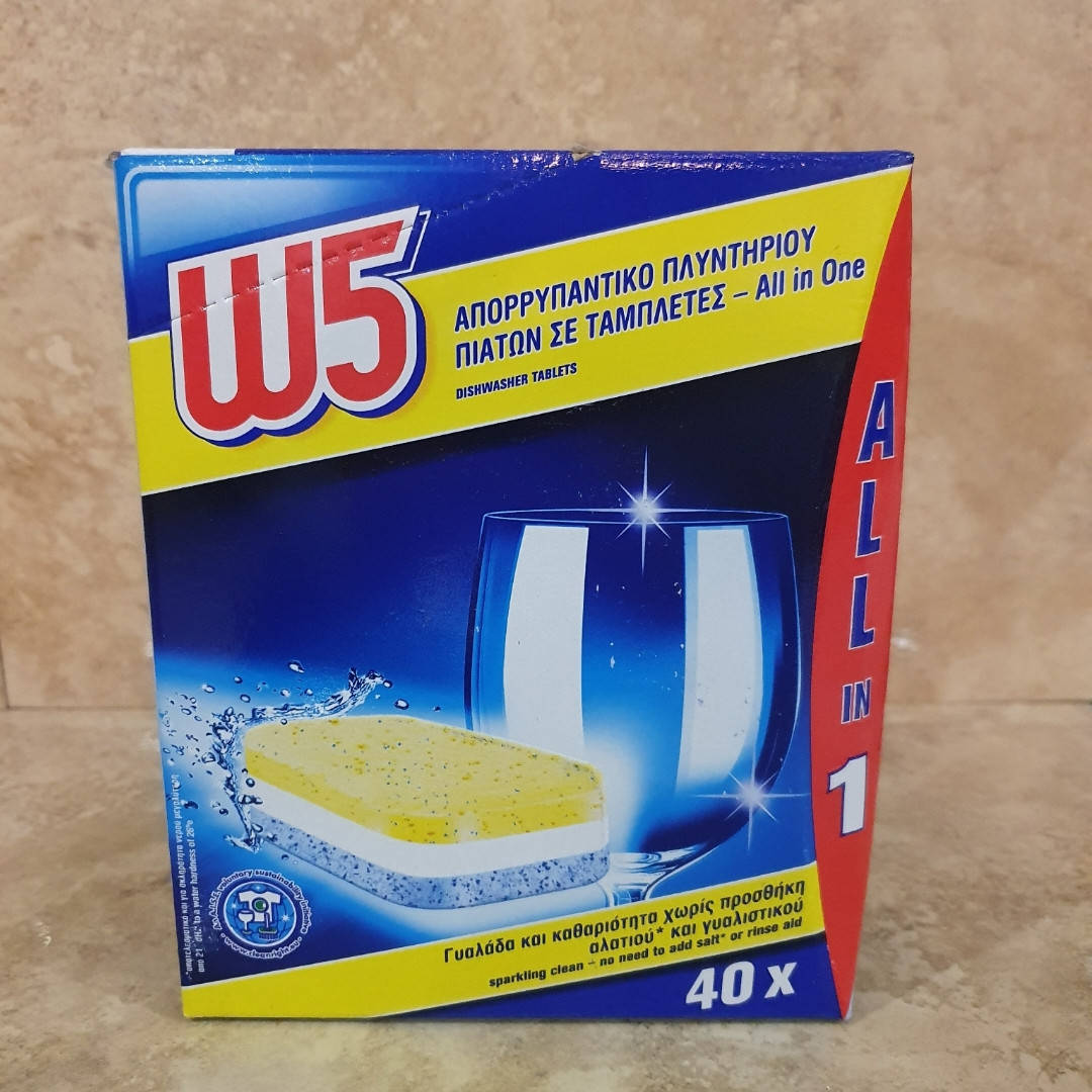 

W5 Таблетки для Посудомоечной машины All-in-1 40 шт