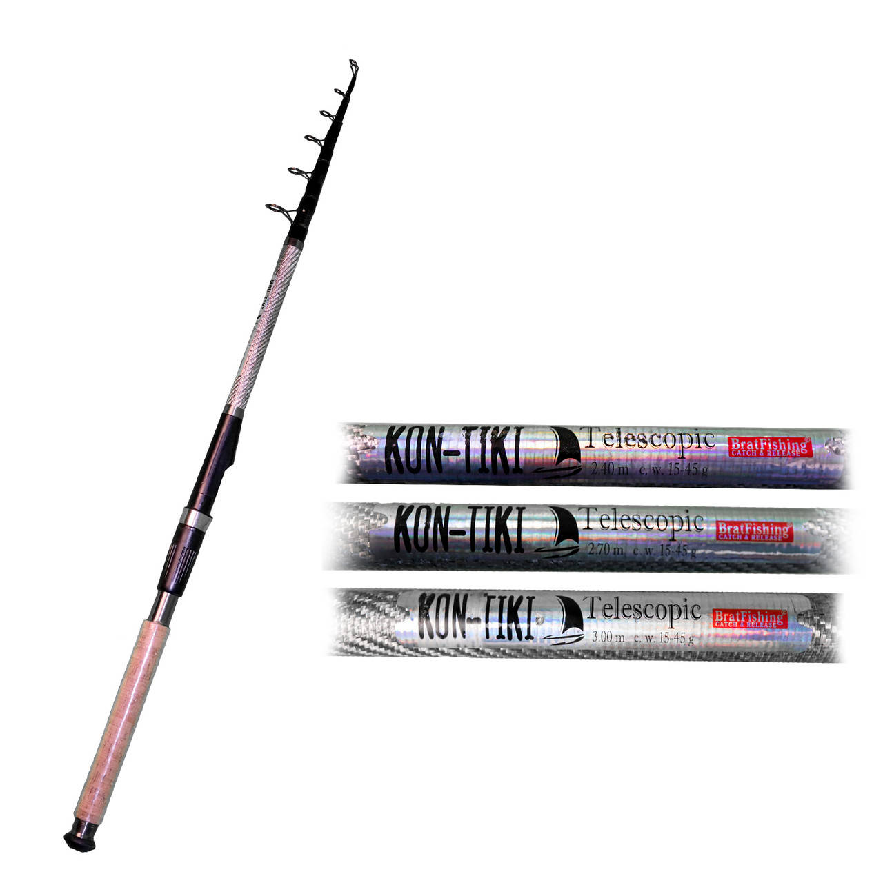 

Вудлище Kon-Tiki Telescopic2.70м 15-45г