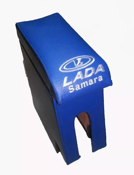 

Подлокотник ВАЗ 2108 - 2109 - 21099 корот с вышивкой кожзам