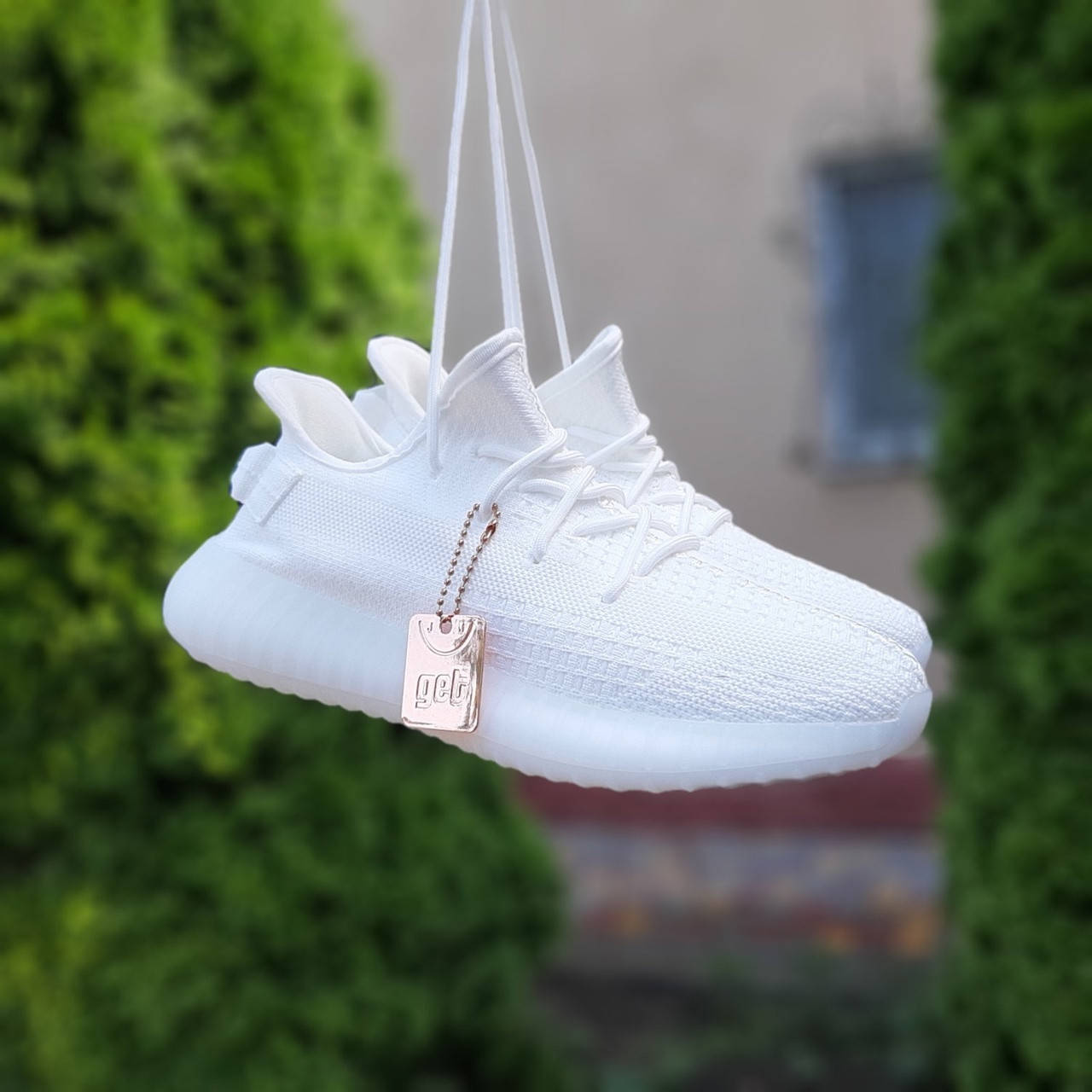 

Мужские кроссовки Adidas Yeezy Boost 350 БЕЗ БРЕНДА, белые (10719) 42, Белый