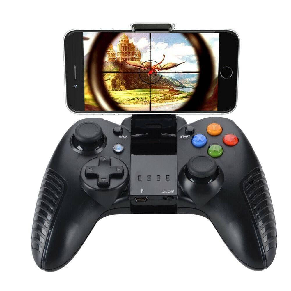 

Беспроводной геймпад джойстик для смартфонов,PC,TV, Android/iOS Black, Черный