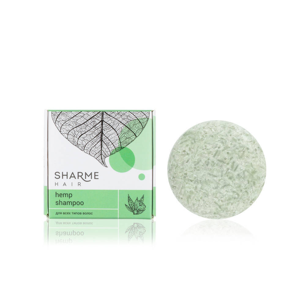 

НАТУРАЛЬНЫЙ ТВЕРДЫЙ ШАМПУНЬ SHARME HAIR HEMP (КОНОПЛЯ) для всех типов волос Greenway / Гринвей Код: 02779