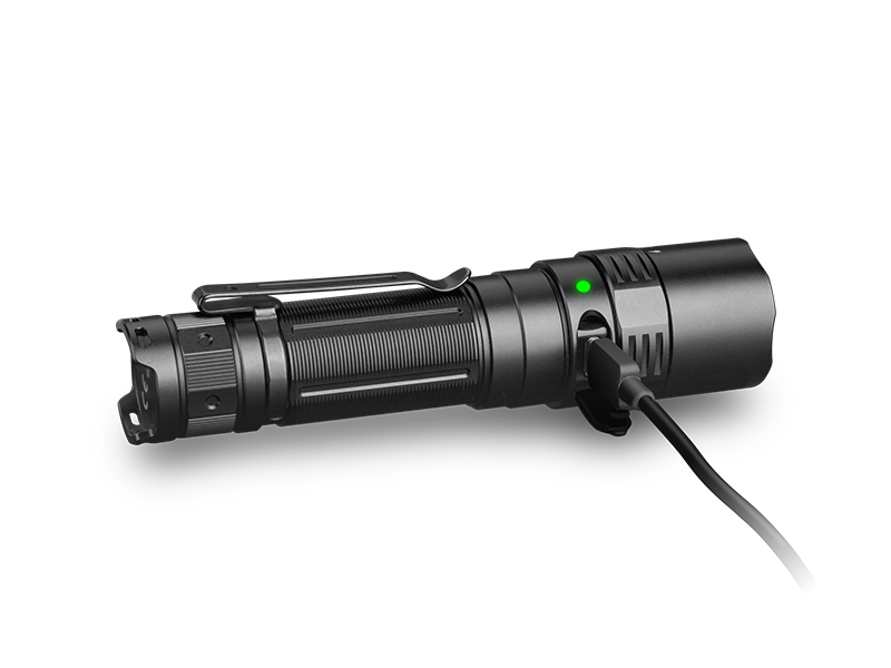 

Ручной тактический фонарь Fenix PD40R V2.0 (3000Лм, IP68, дальность 405м, Li-Ion 21700), Зелёный