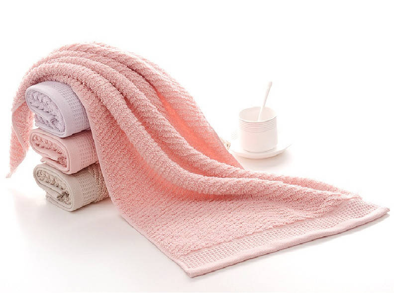 

Полотенце махровое, лицевое 35х78 Розовый