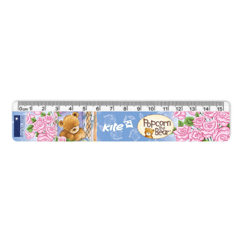 

Линейка пластиковая Kite Popcorn PO17-090