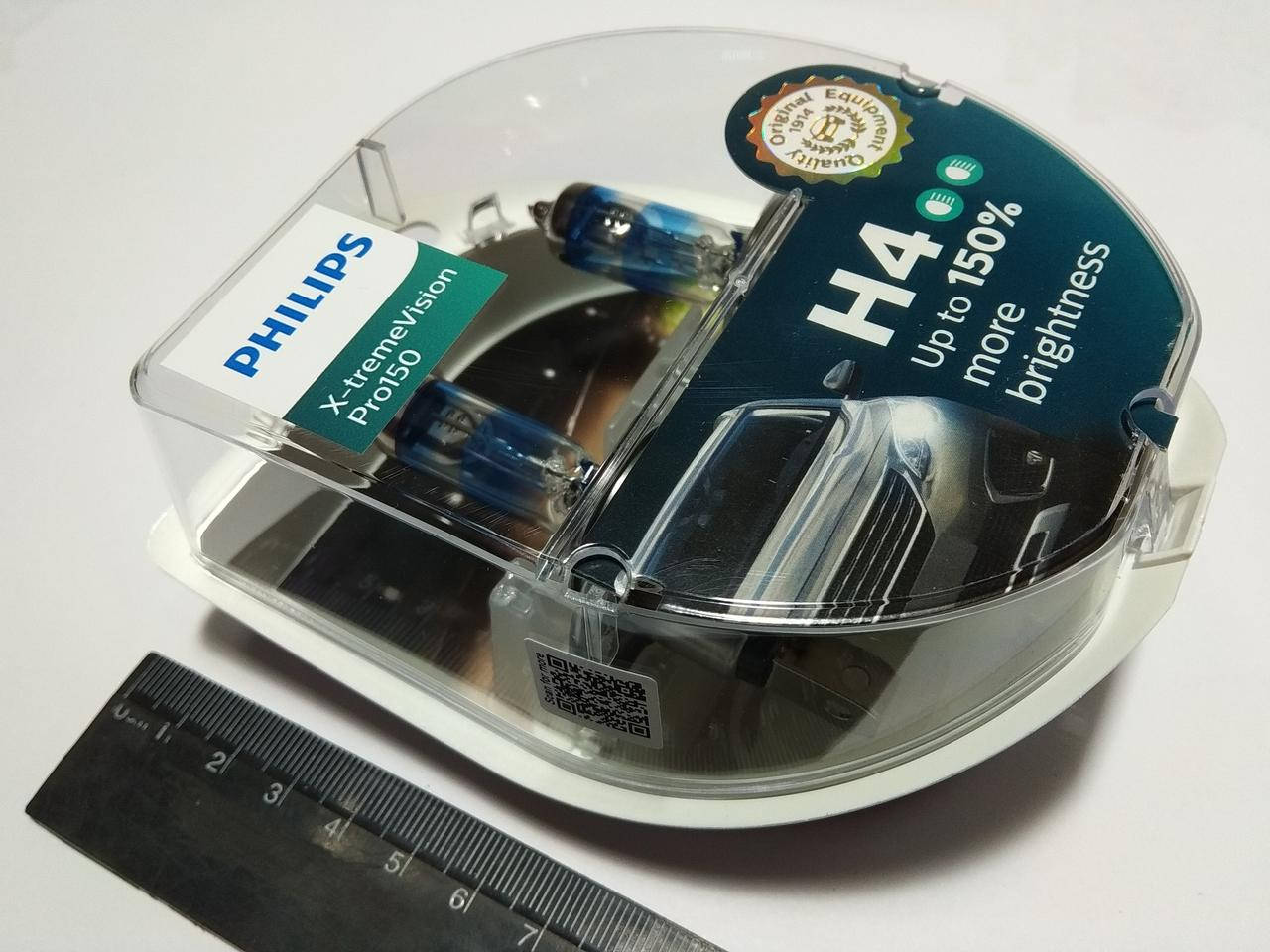 

Лампа PHILIPS H4 12v 60/55-43 X-treme Vision Pro150 (+150%) (12342XVPS2) пара