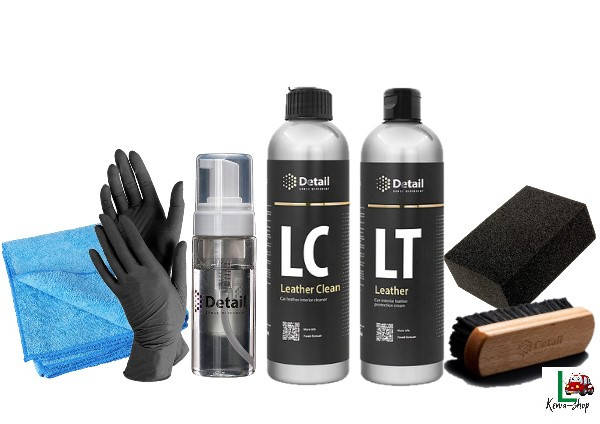 

Набор для очистки кожи Detail LK Leather Kit DT-0171