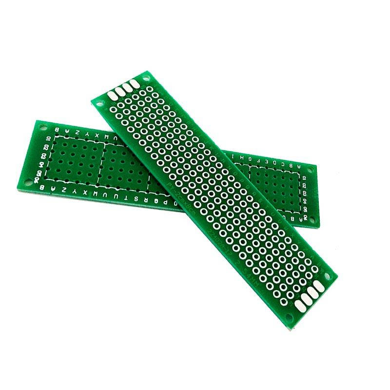 

Макетная плата 20x80 мм односторонняя шаг 2,54мм FR-4
