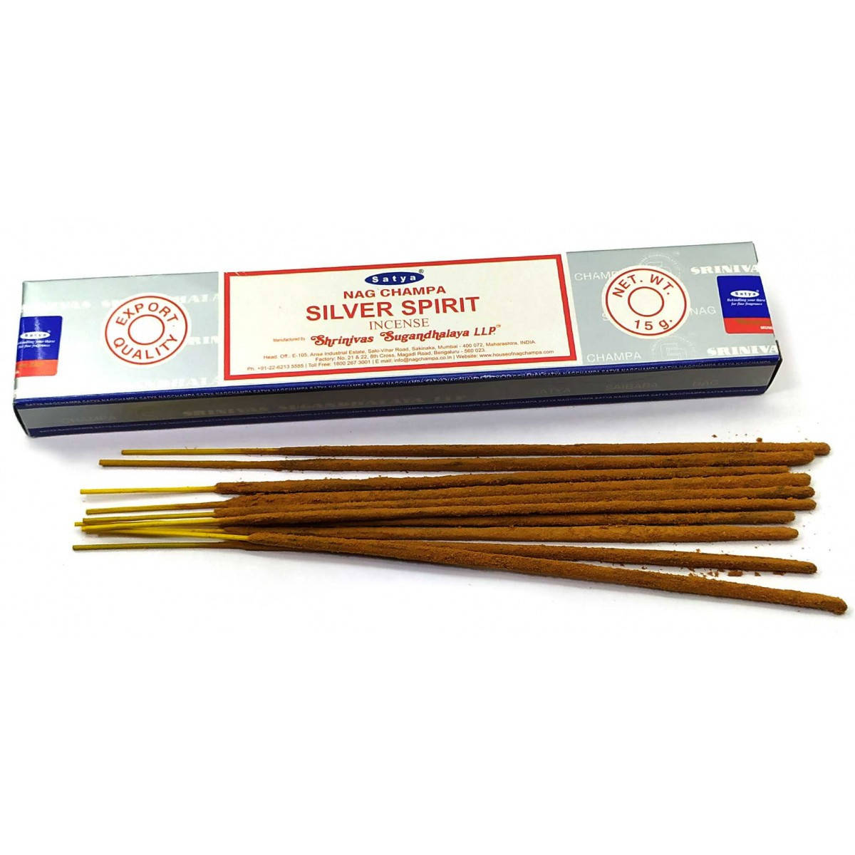 

Silver Spirit (Душа Серебра)(15 гр.)(Satya)(12 шт /уп) масала благовоние